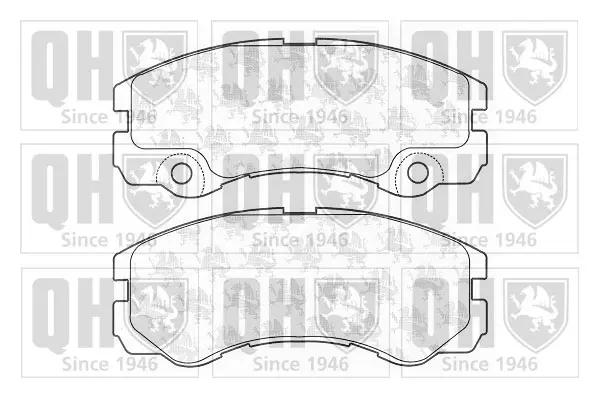 Тормозные колодки quinton hazell BP1204