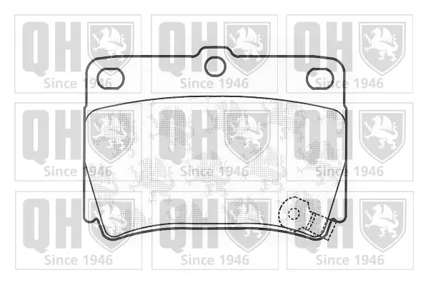 Тормозные колодки quinton hazell BP1230