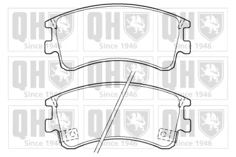 Тормозные колодки quinton hazell BP1378