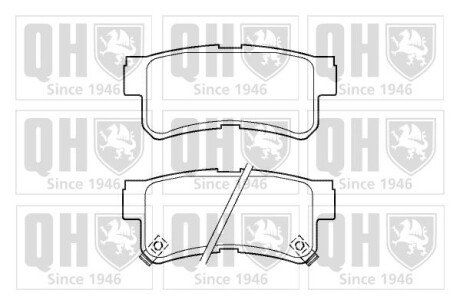 Тормозные колодки quinton Hazell BP1387 на Ниссан Micra к10