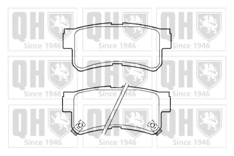 Тормозные колодки quinton hazell BP1387