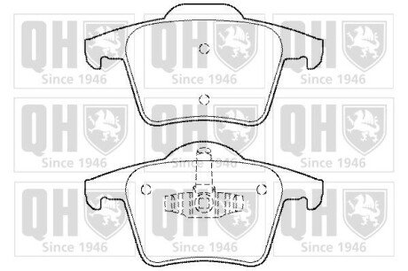Тормозные колодки quinton Hazell BP1471