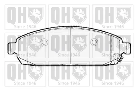 Тормозные колодки quinton hazell BP1511