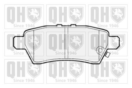 Тормозні (гальмівні) колодки quinton Hazell BP1527
