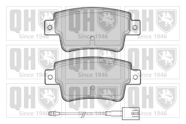 Тормозные колодки quinton hazell BP1768
