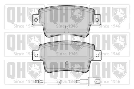 Тормозные колодки quinton hazell BP1768