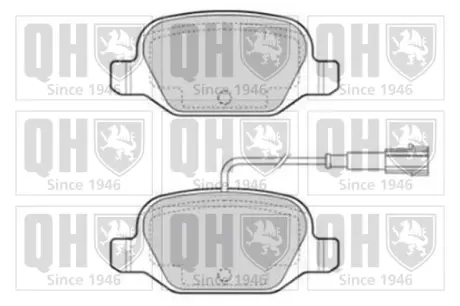 Тормозные колодки quinton hazell BP1852