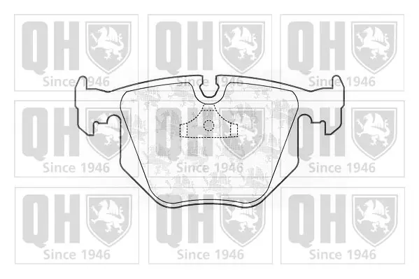 Тормозные колодки quinton hazell BP827