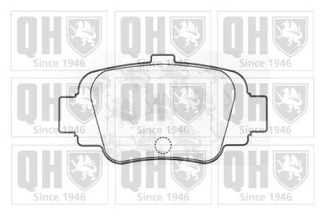 Тормозні (гальмівні) колодки quinton Hazell BP847