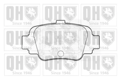 Тормозные колодки quinton hazell BP847