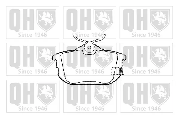 Тормозные колодки quinton hazell BP973