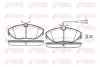 Передние тормозные колодки remsa 0486.11