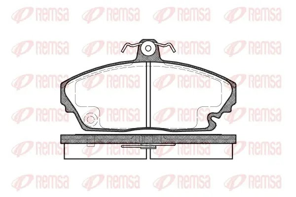 REMSA Landrover гальмівні колодки передн. Freelander 98- Remsa 063500 (фото 1)