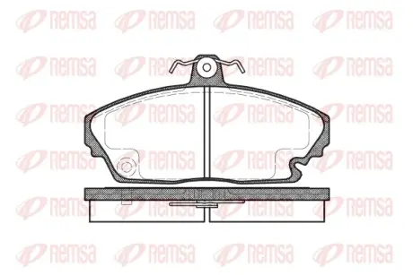 REMSA Landrover гальмівні колодки передн. Freelander 98- Remsa 063500