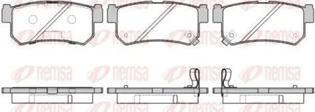 Задние тормозные колодки remsa 0746.42