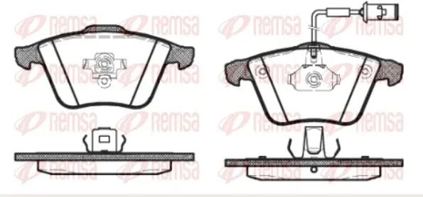 Пружина передняя remsa 096452