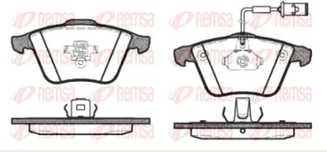 Пружина передняя remsa 096452 Вольво S40