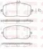 REMSA DB Комплект гальмівних колодок передн. A-CLASS (W177), A-CLASS (V177), B-CLASS Sports Tourer (W247) Remsa 1826.00 (фото 1)
