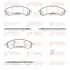 Передние тормозные колодки remsa 189002