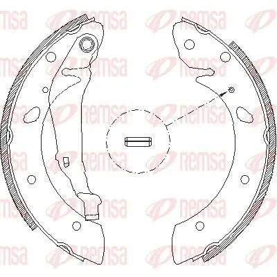 REMSA TOYOTA щоки гальмівні Avensis 97- remsa 411300