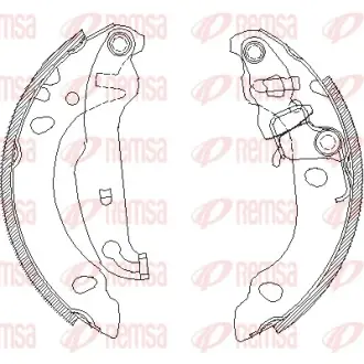 REMSA FORD щоки гальмівні Fiesta 95- remsa 413800 Форд KA