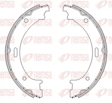 Колодки ручного (стоячого) тормоза remsa 446400 Infiniti