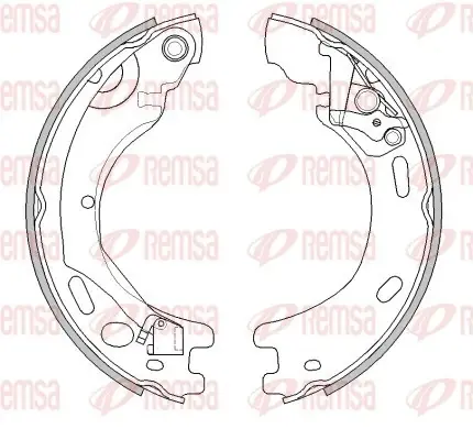 REMSA LANDROVER щоки ручного гальма Discovery III,IV,Range Rover Sport 05- remsa 452000