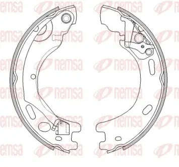 REMSA LANDROVER щоки ручного гальма Discovery III,IV,Range Rover Sport 05- Remsa 452000
