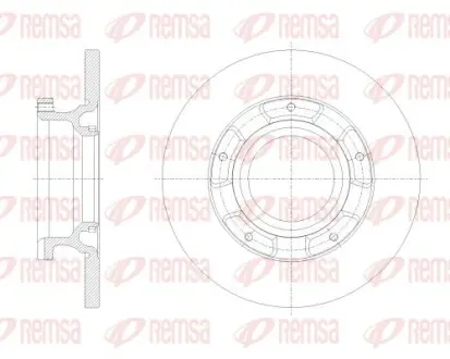 REMSA FORD диск гальм задн. Transit 12- Remsa 6253400