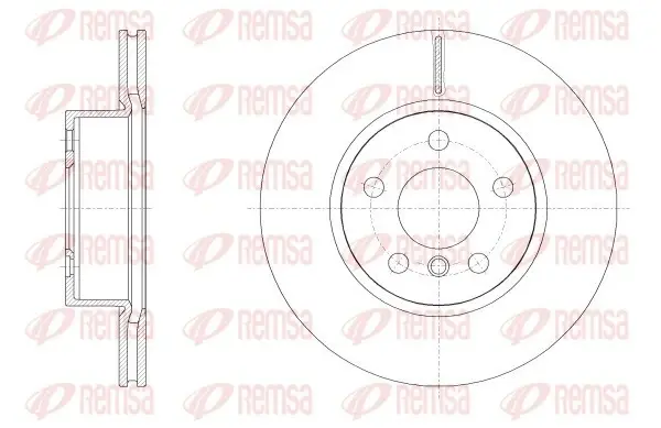 REMSA BMW Гальмівний диск передн. 3/G20 21- remsa 6255410