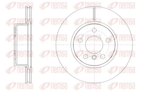 REMSA BMW Гальмівний диск передн. 3/G20 21- remsa 6255410