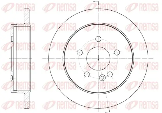 REMSA DB диск гальмівний W163 ML-klasa 98-00 задн. remsa 6799.00