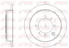 REMSA HYUNDAI Гальм. диск задн. SONATA III (Y-3) 2.0 i 96-98 Remsa 690700 (фото 1)