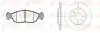REMSA PEUGEOT К-кт гальм. колодки + диски 106 II (1A_, 1C_) 1.1 i 97-01, CITROEN SAXO (S0, S1) 1.5 D 96-03 remsa 8461.02