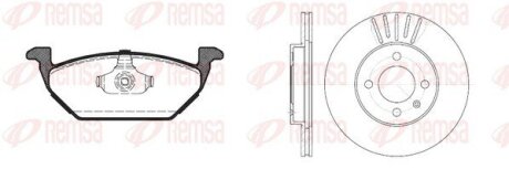 Передние тормозные колодки remsa 863303 Передние тормозные колодки remsa 863303