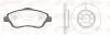 REMSA OPEL К-кт гальм. колодок + диски Combo 01-, Corsa C 1,0-1,8 00- Remsa 877406