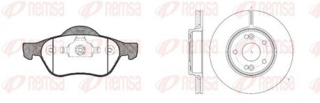 Передние тормозные колодки remsa 896200 на Рено Лагуна 2