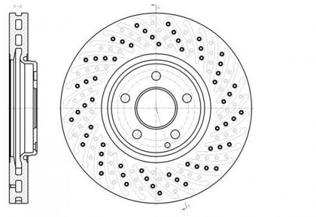 Тормозной диск remsa 61123.10