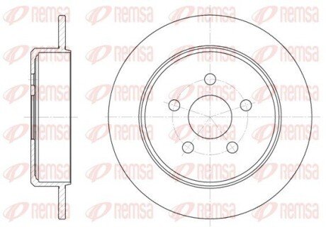Диск гальмівний remsa 6901.00
