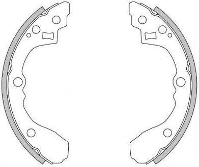 Колодки ручного (стоячого) гальма remsa 4275.00