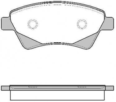 Передние тормозные колодки remsa 0976.20