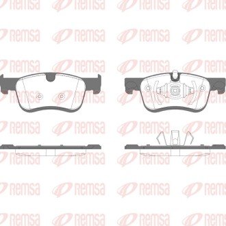 Колодки ручного (стоячого) тормоза remsa 158010 на Ситроен Берлинго b9