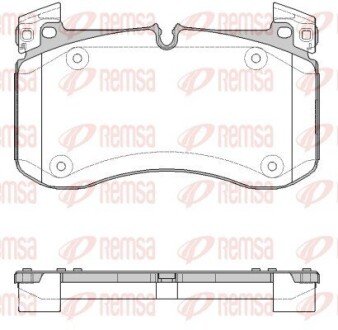 Колодки ручного (стоячого) гальма remsa 1840.00 на Мерседес GLS-Class X167