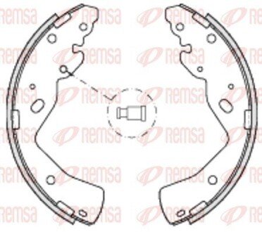Колодки ручного (стоячого) гальма remsa 423200