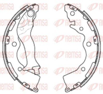 Колодки ручного (стоячого) гальма remsa 4234.00