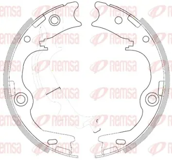 Колодки ручного (стоячого) гальма Remsa 425200