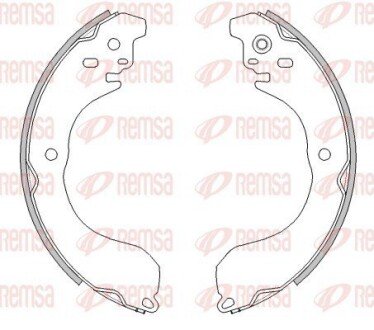 Колодки ручного (стоячого) гальма remsa 4265.01 на Додж Калибр (калибер)