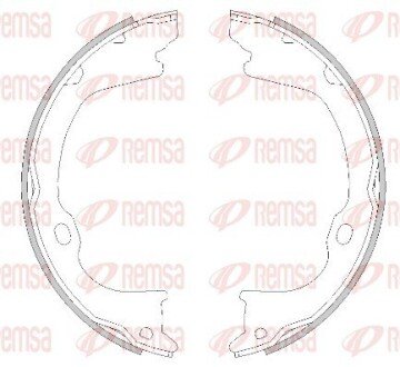 Колодки ручного (стоячого) гальма remsa 428201 на Jeep Grand Cherokee