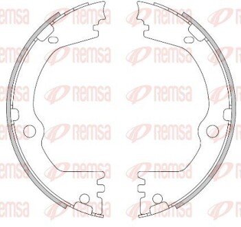 Колодки ручного (стоячого) тормоза remsa 4466.00 на Киа Соренто 2013