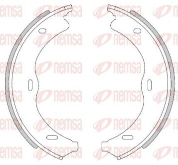 Колодки ручного (стоячого) тормоза remsa 446900